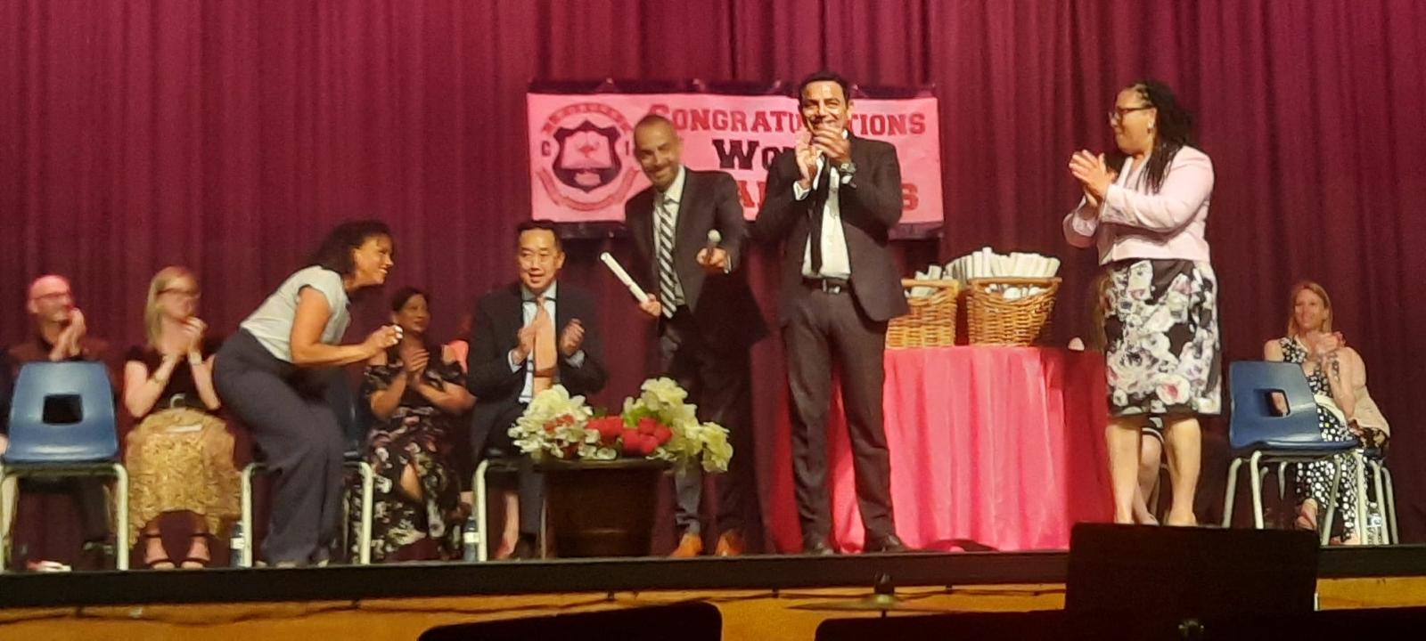 Speaking at a School Community Event