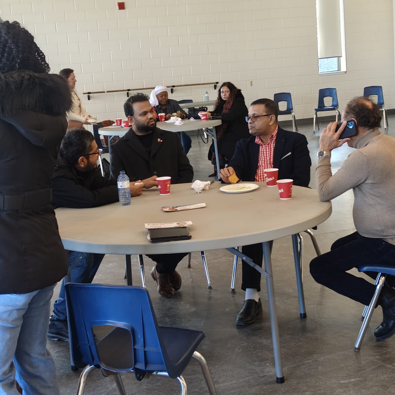 Meeting Local Residents